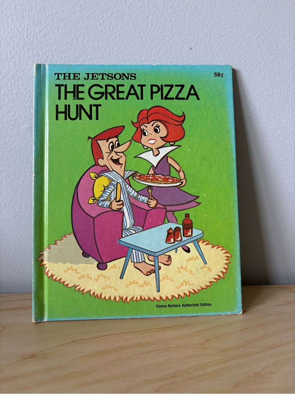 The Jetsons The Great Pizza Hunt Vintage Hardcover - 1976 🍕 📖